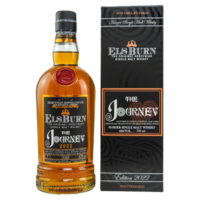 Elsburn, Hercynian Single Malt Whisky, The Journey, 2022, 43 % Vol., 700 ml Geschenkpackung
