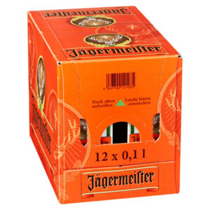 Jägermeister, Kräuterlikör, 35 % Vol., 12 Stück à 0,1 l