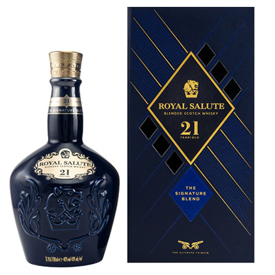 Chivas Regal, Royal Salute, Blended Scotch Whisky, 21 Year Old, 40 % Vol., 700 ml Geschenkpackung