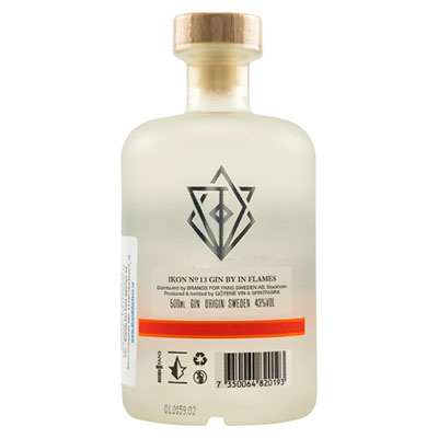 In Flames, Ikon No.13, Gin, 43 % Vol., 500 ml Flasche