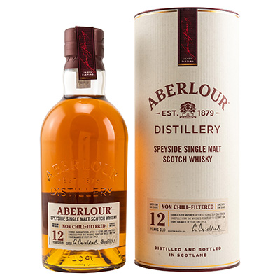 Aberlour, Speyside Single Malt Scotch Whisky, 12 Jahre, 48 % Vol., 700 ml Tube