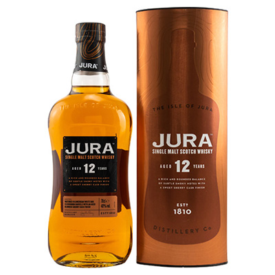 Jura, Single Malt Scotch Whisky, 12 Jahre, 40 % Vol.