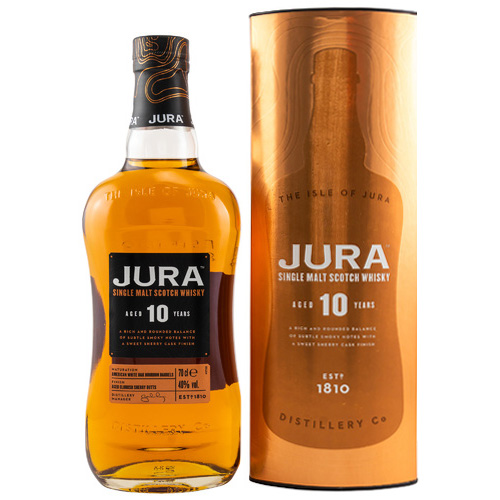 Jura, Single Malt Scotch Whisky, 10 Jahre, 40 % Vol.