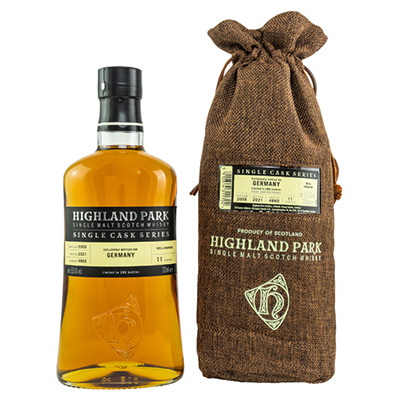 Highland Park, Single Malt Scotch Whisky, Single Cask Series, 11 Years, 63,6 % Vol., 700 ml Flasche