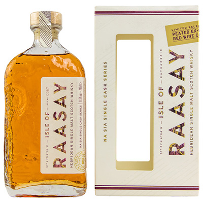 Isle of Raasay, Hebridean Single Malt Scotch Whisky, Single Cask #18/663, Peated Red Wine, 61,7 % Vol., 700 ml Geschenkpackung