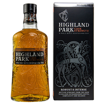 Highland Park, Single Malt Scotch Whisky, Cask Strength, Release No.3, 64,1 % Vol., 700 ml Geschenkpackung