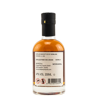 Koval, Bourbon Whiskey, 47 % Vol., 200 ml Flasche