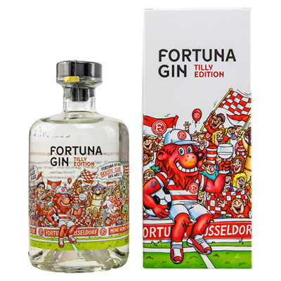 Fortuna Düsseldorf, Gin, Tilly Edition, 42 % Vol., 500 ml Geschenkpackung