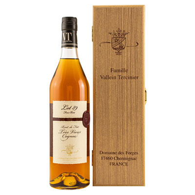Vallein Tercinier, Tres Vieux Cognac, Fins Bois, Lot No. 89, Single Cask No. 36, 48,5 % Vol., 700 ml Holzbox