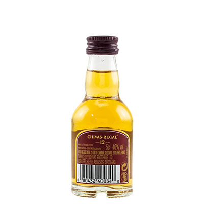 Chivas Regal, Blended Scotch Whisky, 12 Year Old, 40 % Vol., 50 ml Flasche