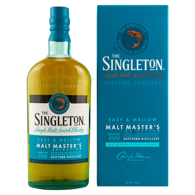 The Singleton of Dufftown, Single Malt Scotch Whisky, Malt Master's Selection, Easy & Mellow, 40 % Vol.