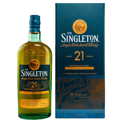 The Singleton of Dufftown, Single Malt Scotch Whisky, 21 Years, Trinity Cask Harmony, 43 % Vol.
