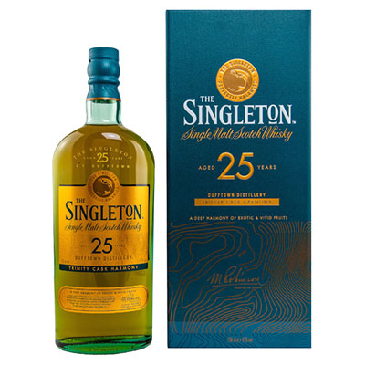 The Singleton of Dufftown, Single Malt Scotch Whisky, 25 Years, Trinity Cask Harmony, 43 % Vol.