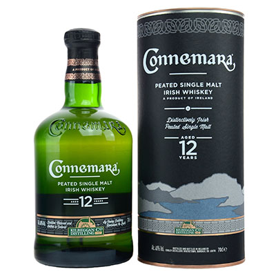 Connemara, Peated Single Malt Irish Whiskey, 12 y.o., 40 % Vol., 700 ml Flasche