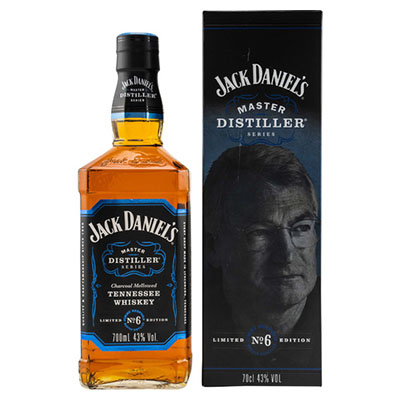 Jack Daniel's, Tennessee Whiskey, Master Distillers, Limited Edition No.6, 43 % Vol., 700 ml Geschenkpackung