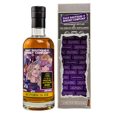 That Boutique-Y Whisky Company, Overeem, Single Malt Australien Whisky, Batch # 3, Aged 5 Years, 50 % Vol., 500 ml Geschenkpackung