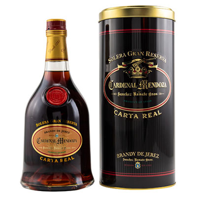 Cardenal Mendoza, Brandy, Carta Real, 40 % Vol., 700 ml Geschenkpackung