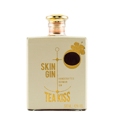Skin Gin, Tea Kiss Edition, 42 % Vol., 500 ml Flasche