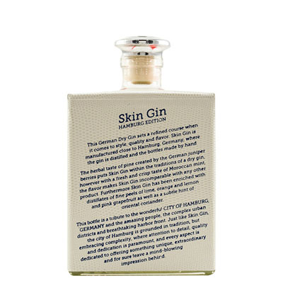 Skin Gin, Hamburg Edition, White, 42 % Vol., 500 ml Flasche
