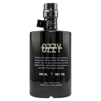 Ozzy Osbourne, The Ultimate Gin, 38 % Vol., 500 ml Flasche