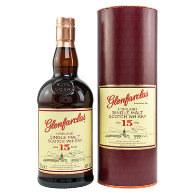 Glenfarclas, Highland Single Malt Scotch Whisky, 15 y.o., 46 % Vol., 700 ml Tube