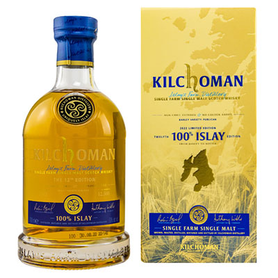Kilchoman, Islay Single Malt Scotch Whisky, 100% Islay, 12th Edition, 2022, 50 % Vol., 700 ml Geschenkpackung