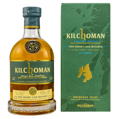 Kilchoman, Islay Single Malt Scotch Whisky, Sherry Cask Matured, 2023 Edition, 50 % Vol., 700 ml Geschenkpackung
