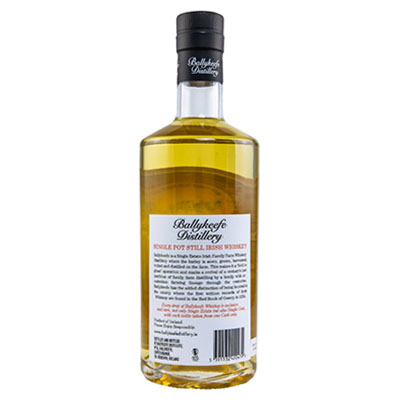 Ballykeefe, Irish Whiskey, Single Pot Still, 46 % Vol., 700 ml Flasche