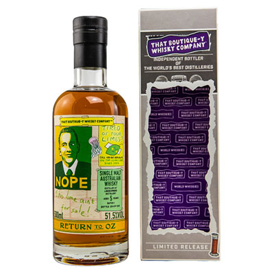 That Boutique-Y Whisky Company, Limeburners, Single Malt Australien Whisky, Batch # 1, Aged 5 Years, 51,5 % Vol., 500 ml Geschenkpackung