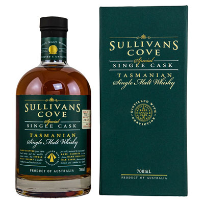 Sullivans Cove, Tasmanian Single Malt Whisky, Special Single Cask, 2007/2019, 11 y.o., 45,8 % Vol., 700 ml Geschenkpackung