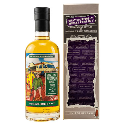 That Boutique-Y Whisky Company, Bakery Hill, Single Malt Australian Whisky, Batch # 1, Aged 5 Years, 50 % Vol., 500 ml Geschenkpackung