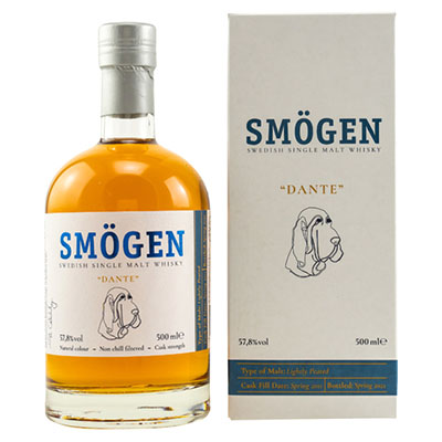 Smögen, Swedish Single Malt Whisky, Dante, 2011/2021, 10 y.o., 57,8 % Vol.