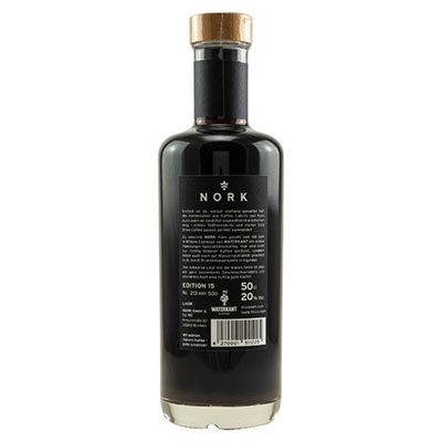 Nork, Kaffee-Lakritz-Likör, 20 % Vol., 500 ml Flasche