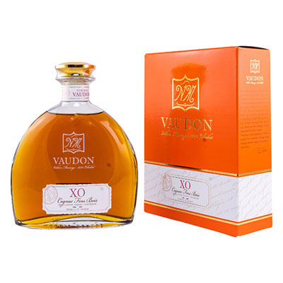 Vaudon Cognac, XO, Cognac, Fins Bois, 40 % Vol., 700 ml Geschenkpackung