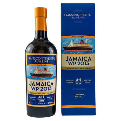Transcontinental Rum Line, Jamaica, Rum Line #25, 2013/2018, 5 y.o., 57,18 % Vol., 700 ml Geschenkpackung