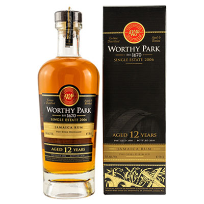 Worthy Park, Jamaica Rum, Aged 12 Years, 56 % Vol., 700 ml Geschenkpackung