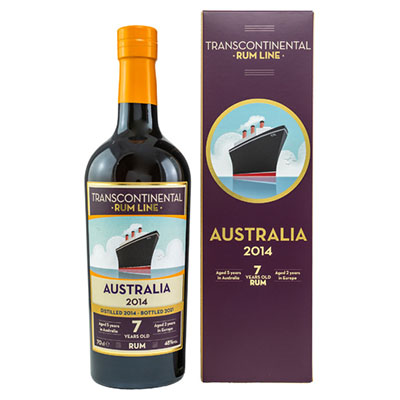 Transcontinental Rum Line, Australia, Rum Line #47, 2014/2021, 7 y.o., 48 % Vol., 700 ml Geschenkpackung