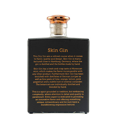 Skin Gin, Anthrazite Grey Edition, 42 % Vol., 500 ml Flasche