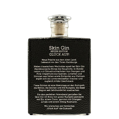 Skin Gin, Revier Edition, 42 % Vol., 500 ml Flasche