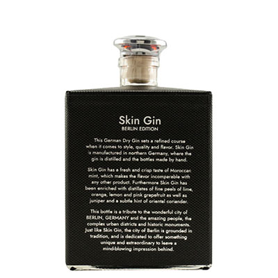 Skin Gin, Berlin Edition, 42 % Vol., 500 ml Flasche