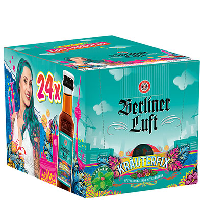 Berliner Luft, Kräuterfix, 18 % Vol., 24 x 0,02 l Karton
