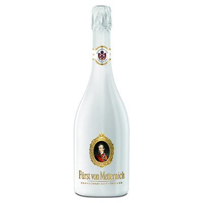 Fürst von Metternich, Chardonnay, Sekt, trocken, 0,75 l Flasche