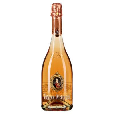 von l Flasche Rosé, trocken, Sekt, 0,75 Fürst Metternich,