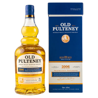 Old Pulteney, Single Malt Scotch Whisky, 2006 Vintage, 46 % Vol., 1 l Geschenkpackung