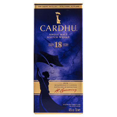 Cardhu, Single Malt Scotch Whisky, 18 Years, 40 % Vol., 700 ml Geschenkpackung