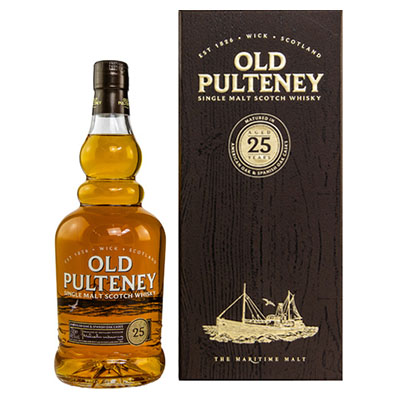 Old Pulteney, Single Malt Scotch Whisky, 25 y.o., 46 % Vol., 700 ml Box