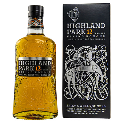 Highland Park, Single Malt Scotch Whisky, Viking Honour, 12 Years, 40 % Vol., 0,7 l Geschenkpackung