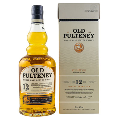 Old Pulteney, Single Malt Scotch Whisky, 12 y.o., 40 % Vol., 700 ml Geschenkpackung