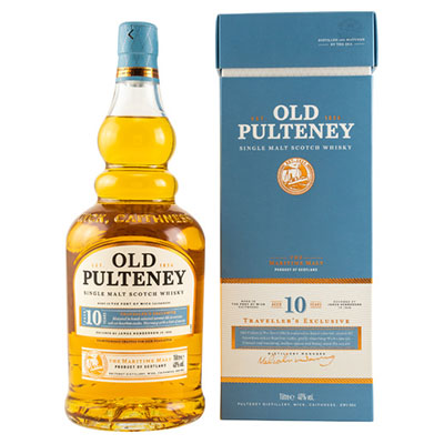 Old Pulteney, Single Malt Scotch Whisky, 10 y.o., 40 % Vol., 1000 ml Geschenkpackung