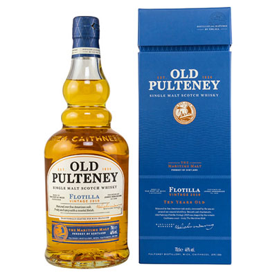 Old Pulteney, Single Malt Scotch Whisky, Flotilla, Vintage 2010, 46 % Vol., 700 ml Geschenkpackung